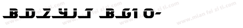 BDZYJT BG1 0字体转换